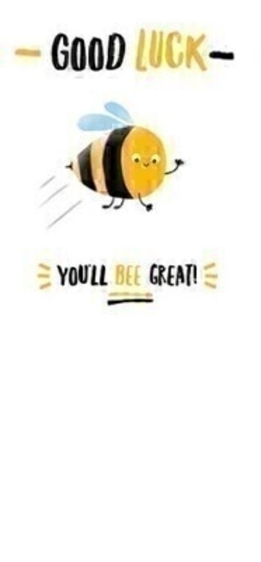 Good Luck Bee Great Card by Paper Rose